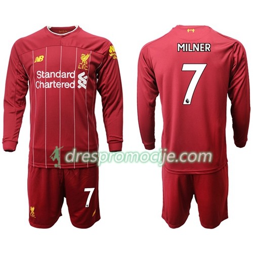 Liverpool Dres Milner 7 Dječji Domaći 2019/2020 Dugim Rukavima Liverpool Dres Milner 7 Dječji Domaći 2019/2020 Dugim Rukavima